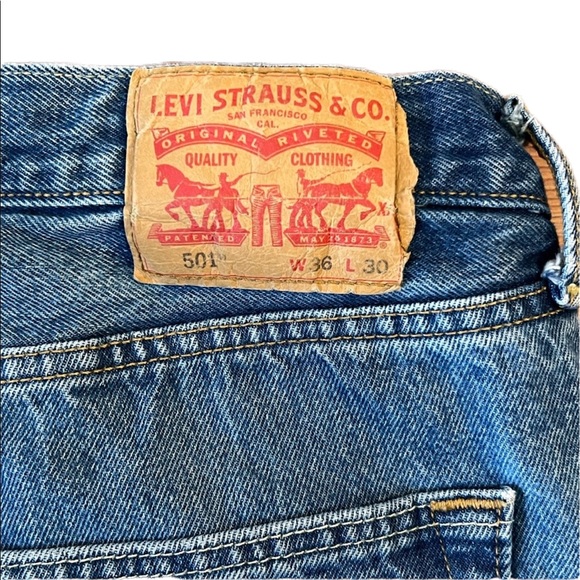Levis 501 Mens size 36x30 jeans - Picture 5 of 5